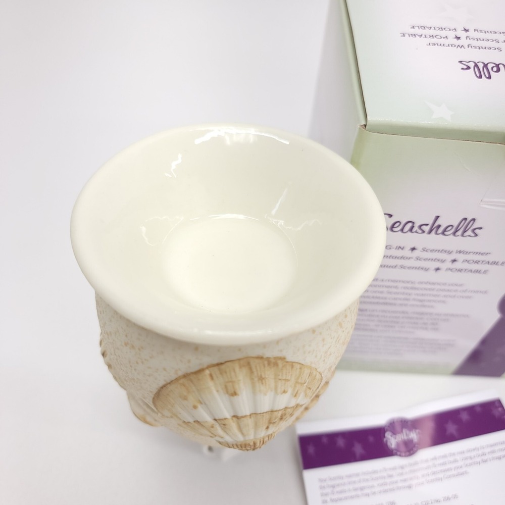 Scentsy‎ Seashells Wall Plug in Wax Warmer Authentic Portable TESTED - Picture 4 of 5